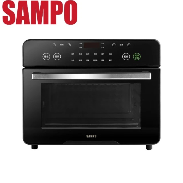 SAMPO 聲寶&nbsp;22L 不鏽鋼碳素雙發熱氣炸電烤箱 KZ-KA22B -