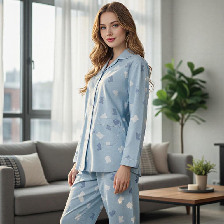 Rosemaid 羅絲美 - 精靈剪影長袖衣褲裝睡衣【R4341】