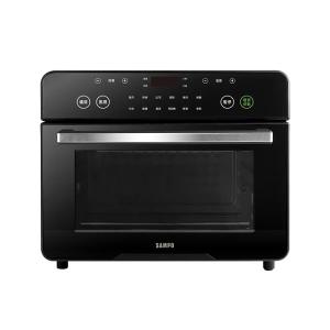 SAMPO 聲寶 22L 不鏽鋼碳素雙發熱氣炸電烤箱 KZ-KA22B -