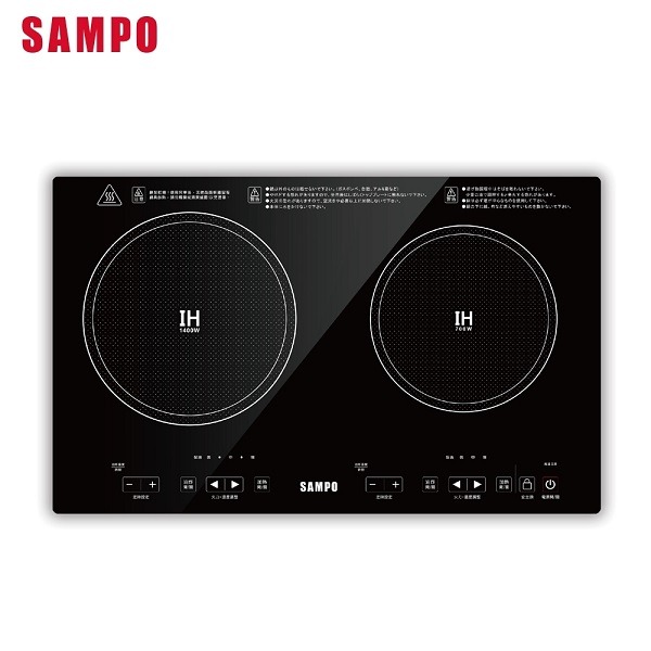 SAMPO 聲寶 微電腦雙口 IH 電磁爐 KM-VA14GM -