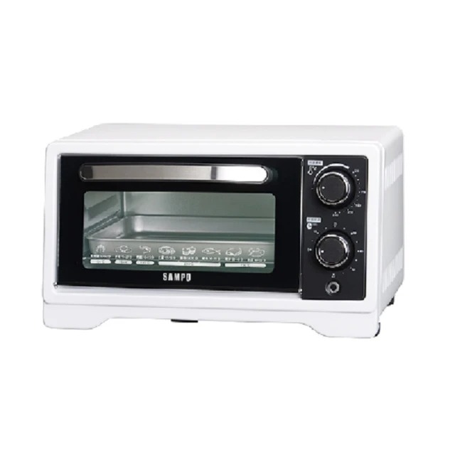 SAMPO 聲寶&nbsp;9L旋鈕式定時溫控烘烤電烤箱 KZ-XF09 -