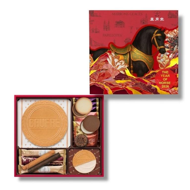 神戶風月堂 馬年限定緋紅禮盒(22入)