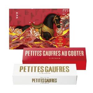 神戶風月堂 馬年限定【紅白經典】迷你法蘭酥綜合禮盒(54入)紙盒