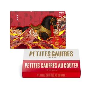 神戶風月堂 馬年限定【紅白經典】迷你法蘭酥綜合禮盒(24入)紙盒