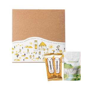 《禾乃川》禮盒 (香香豆纖營養餅1盒X三峽碧螺春茶糖1包)