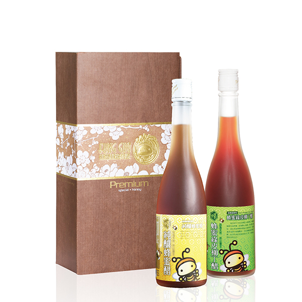 蜂國蜂蜜莊園 醋蜜禮盒(蜂蜜醋+柳丁醋)