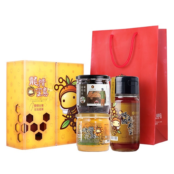 蜂國蜂蜜莊園 龍情蜜意(龍眼蜜+碳焙龍眼肉+破壁花粉)