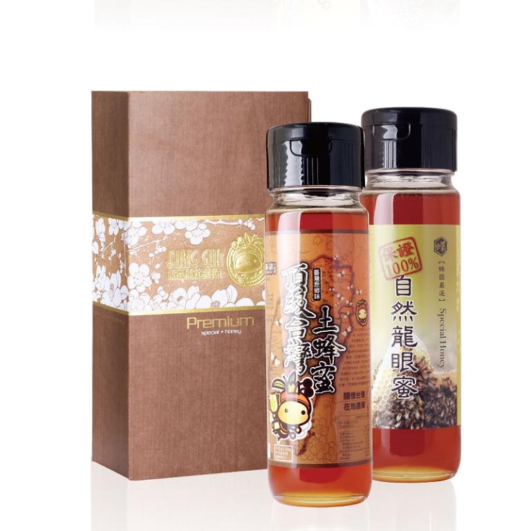蜂國蜂蜜莊園 醋蜜禮盒(自然蜜+土蜂蜜)
