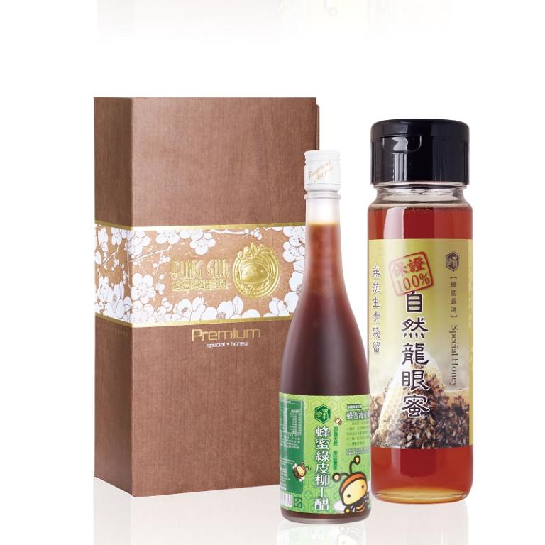 蜂國蜂蜜莊園 醋蜜禮盒(柳丁醋+自然蜜)