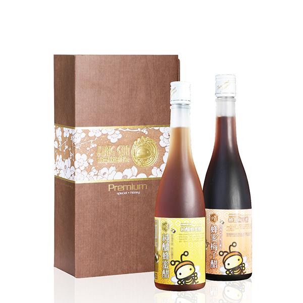 蜂國蜂蜜莊園 醋蜜禮盒(蜂蜜醋+梅子醋)