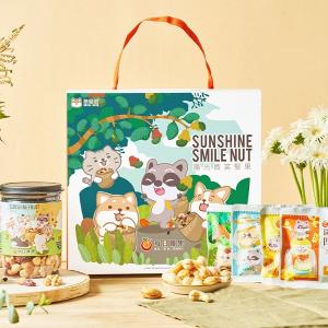 【每日優果X柴語錄】聯名_陽光微笑堅果禮盒
