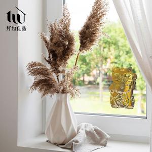 開運招財燙金Lucky Neko靜電貼紙-大/小款(下單送酷卡)
