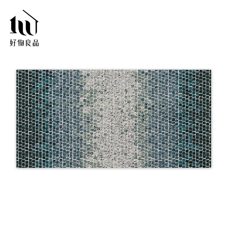 藝術系列《海洋印象》獨家設計大尺寸可剪裁玄關大門絲圈刮泥墊