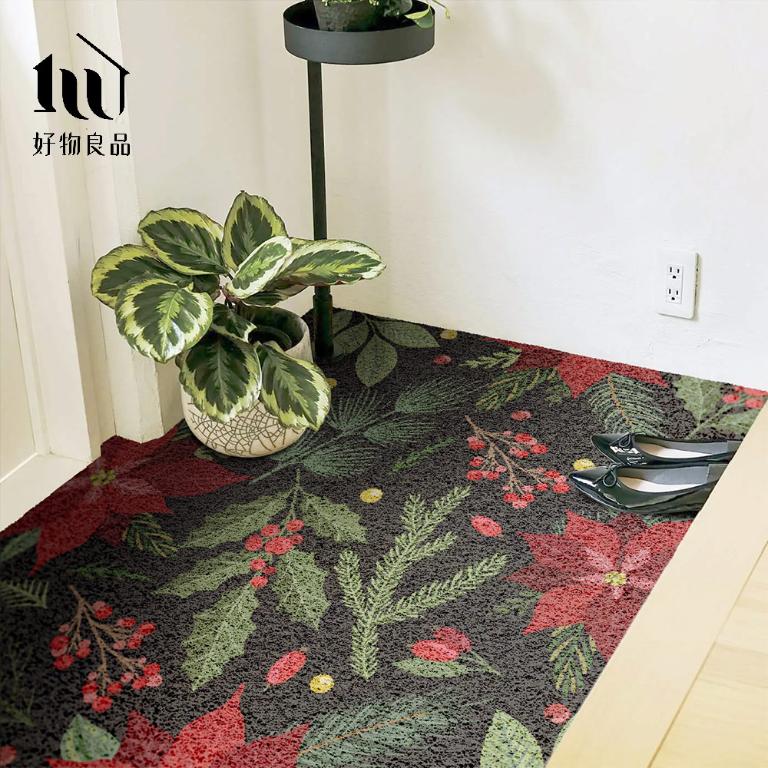 快樂系列《奇幻森林》獨家設計大尺寸可剪裁玄關大門絲圈刮泥墊