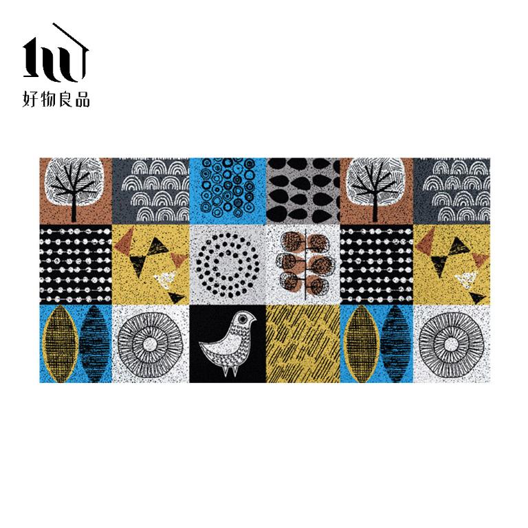 森林系列《自然森林》日本居家大尺寸可剪裁玄關大門絲圈刮泥墊