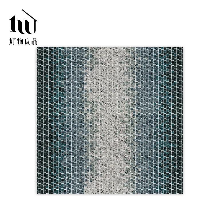 藝術系列《海洋印象》獨家設計大尺寸可剪裁玄關大門絲圈刮泥墊