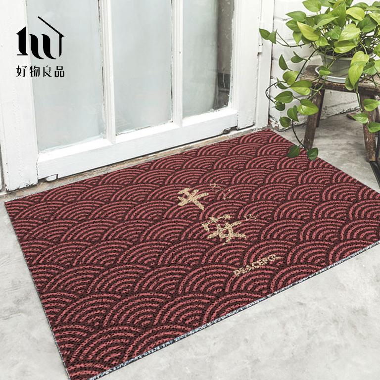 《永保安康》長形款新日系風加大超長可剪裁玄關大門絲圈刮泥墊