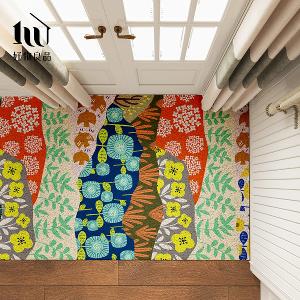 花卉系列《鄉村田園》獨家設計大尺寸可剪裁玄關大門絲圈刮泥墊