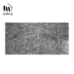 藝術系列《枯山水》獨家設計大尺寸可剪裁玄關大門絲圈刮泥墊