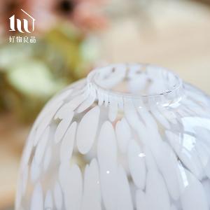 手工製作白玉石紋藝術光影花瓶