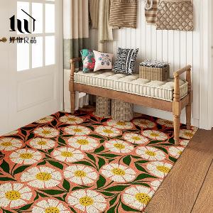 花卉系列《春日花語》獨家設計大尺寸可剪裁玄關大門絲圈刮泥墊