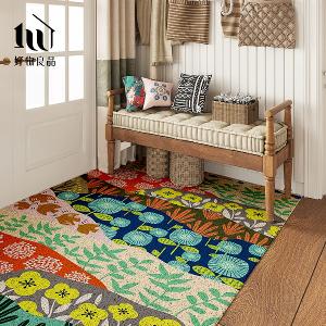 花卉系列《鄉村田園》獨家設計大尺寸可剪裁玄關大門絲圈刮泥墊