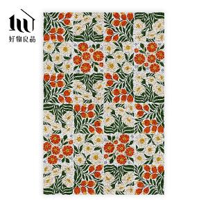 花卉系列《喜韻花磚》獨家設計大尺寸可剪裁玄關大門絲圈刮泥墊