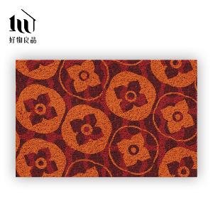 快樂系列《好柿花生》獨家設計過年新春開運加大超長可剪裁玄關大門絲圈刮泥墊