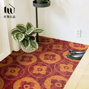 快樂系列《好柿花生》獨家設計過年新春開運加大超長可剪裁玄關大門絲圈刮泥墊