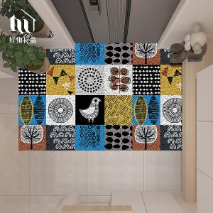 森林系列《自然森林》日本居家大尺寸可剪裁玄關大門絲圈刮泥墊