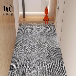 藝術系列《枯山水》獨家設計大尺寸可剪裁玄關大門絲圈刮泥墊