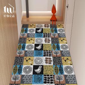 森林系列《自然森林》日本居家大尺寸可剪裁玄關大門絲圈刮泥墊