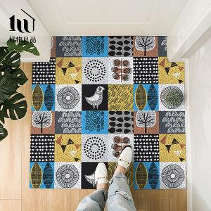 森林系列《自然森林》日本居家大尺寸可剪裁玄關大門絲圈刮泥墊