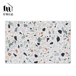 藝術系列《水磨石》獨家設計大尺寸可剪裁玄關大門絲圈刮泥墊