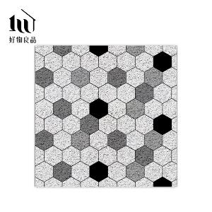 藝術系列《六角蜂巢》北歐宜家風大尺寸可剪裁玄關大門絲圈刮泥墊