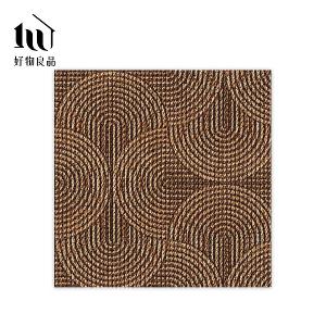 藝術系列《幾何編織》獨家設計大尺寸可剪裁玄關大門絲圈刮泥墊