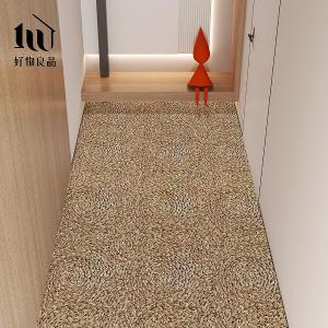 藝術系列《金色稻穗》獨家設計大尺寸可剪裁玄關大門絲圈刮泥墊