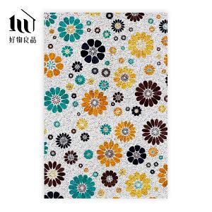 森林系列《清新花朵》北歐宜家風大尺寸可剪裁玄關大門絲圈刮泥墊