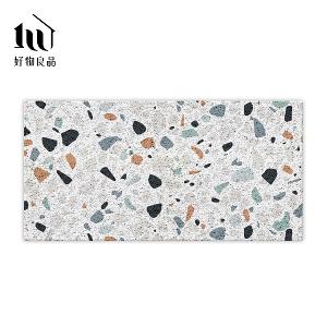 藝術系列《水磨石》獨家設計大尺寸可剪裁玄關大門絲圈刮泥墊