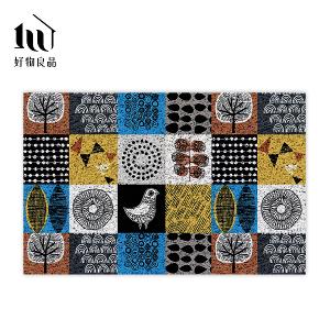 森林系列《自然森林》日本居家大尺寸可剪裁玄關大門絲圈刮泥墊