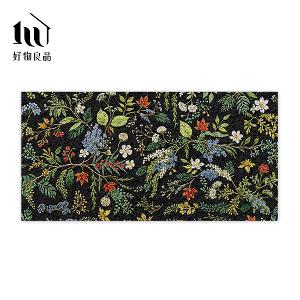 花卉系列《繁花秘境》獨家設計大尺寸可剪裁玄關大門絲圈刮泥墊