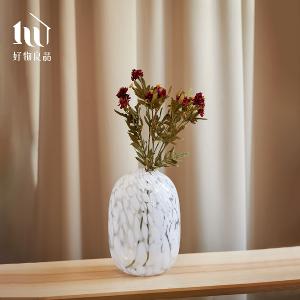 手工製作白玉石紋藝術光影花瓶