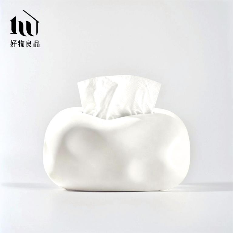 北歐設計輕奢陶瓷衛生紙盒