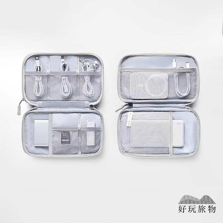 二入組_旅行專用防撞耐壓充電器電線專用收納包