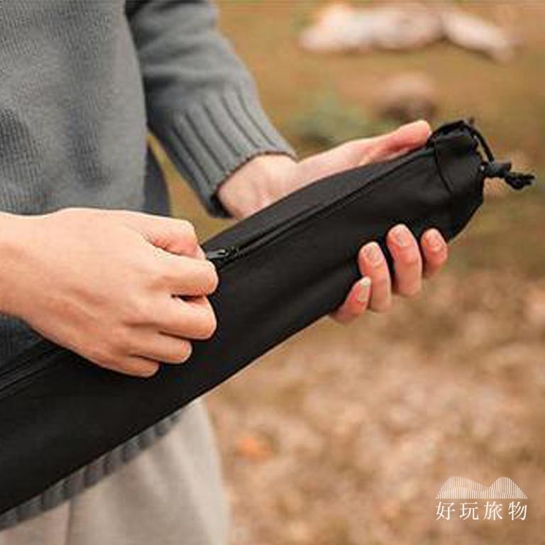 單層_鋁合金戶外露營折疊收納三角置物露營架 (附掛勾)