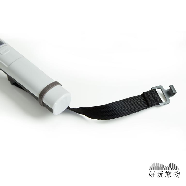 免電池可託運手搖式自動充電旅行電子秤-白色