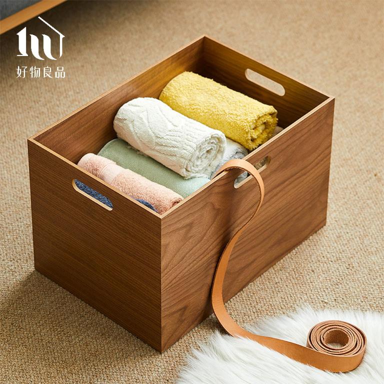 高品質日本原木整理收納箱置物盒(3款任選)