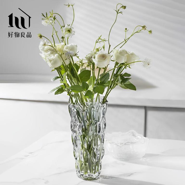 美式輕奢波西米亞水晶玻璃花瓶