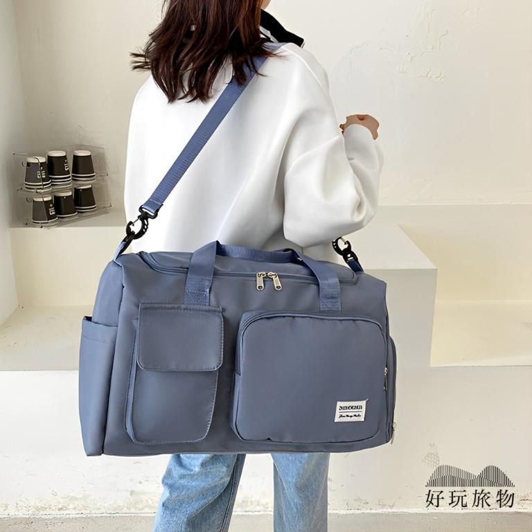 摺疊收納旅行包乾濕分離大容量(5色任選)