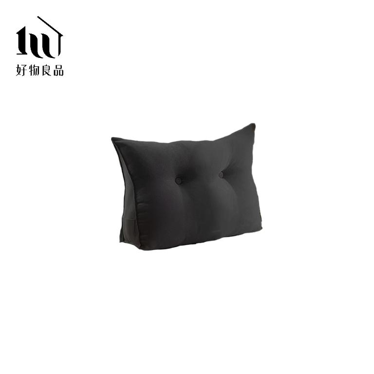 單人_日式簡約三角形床頭腰背靠枕 (80x50x20厚cm)